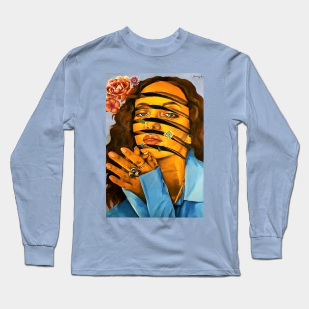 Flowers through the cracks- Jade Thirlwall Long Sleeve T-Shirt by Btvskate